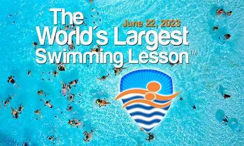 World's Largest Swim Lesson at Breakwater Beach